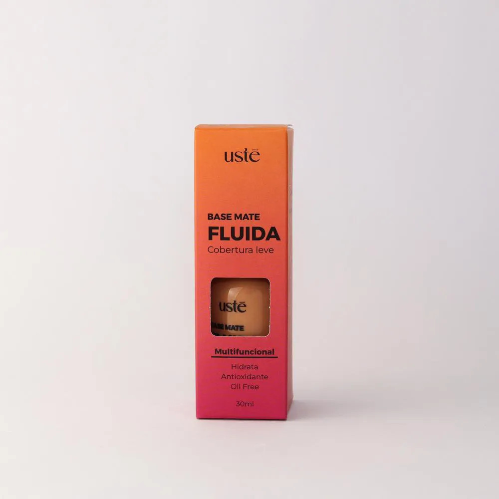 Ustē Cosméticos - Base Fluida Mate Cobertura Leve - 30Ml 07 Iza | DrogaRaia (BR)