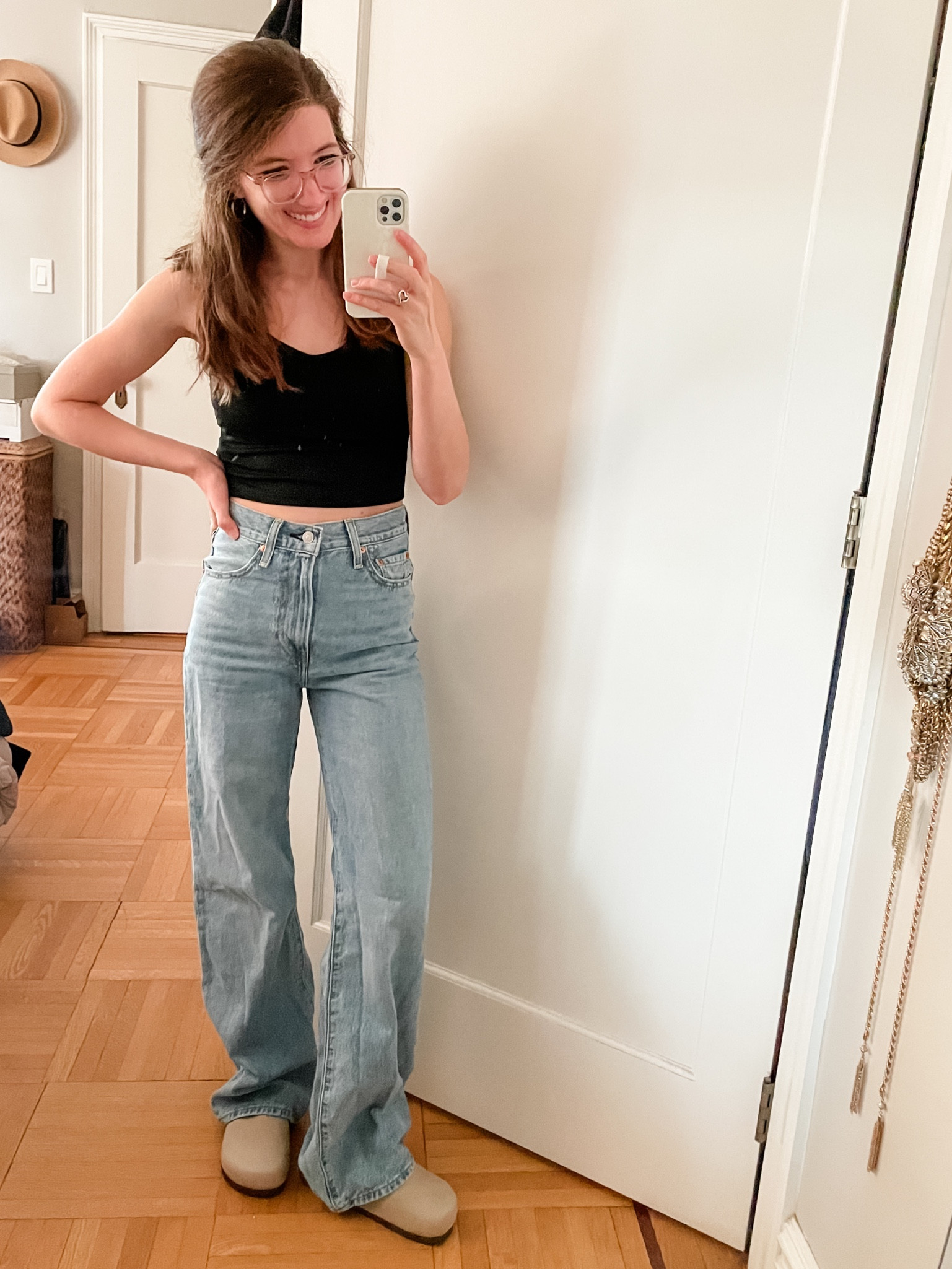 Cropped Tank: TTS
Jeans: TTS
Birkenstock Boston clogs Look for less: TTS

#LTKfindsunder50 #LTKtravel #LTKshoecrush