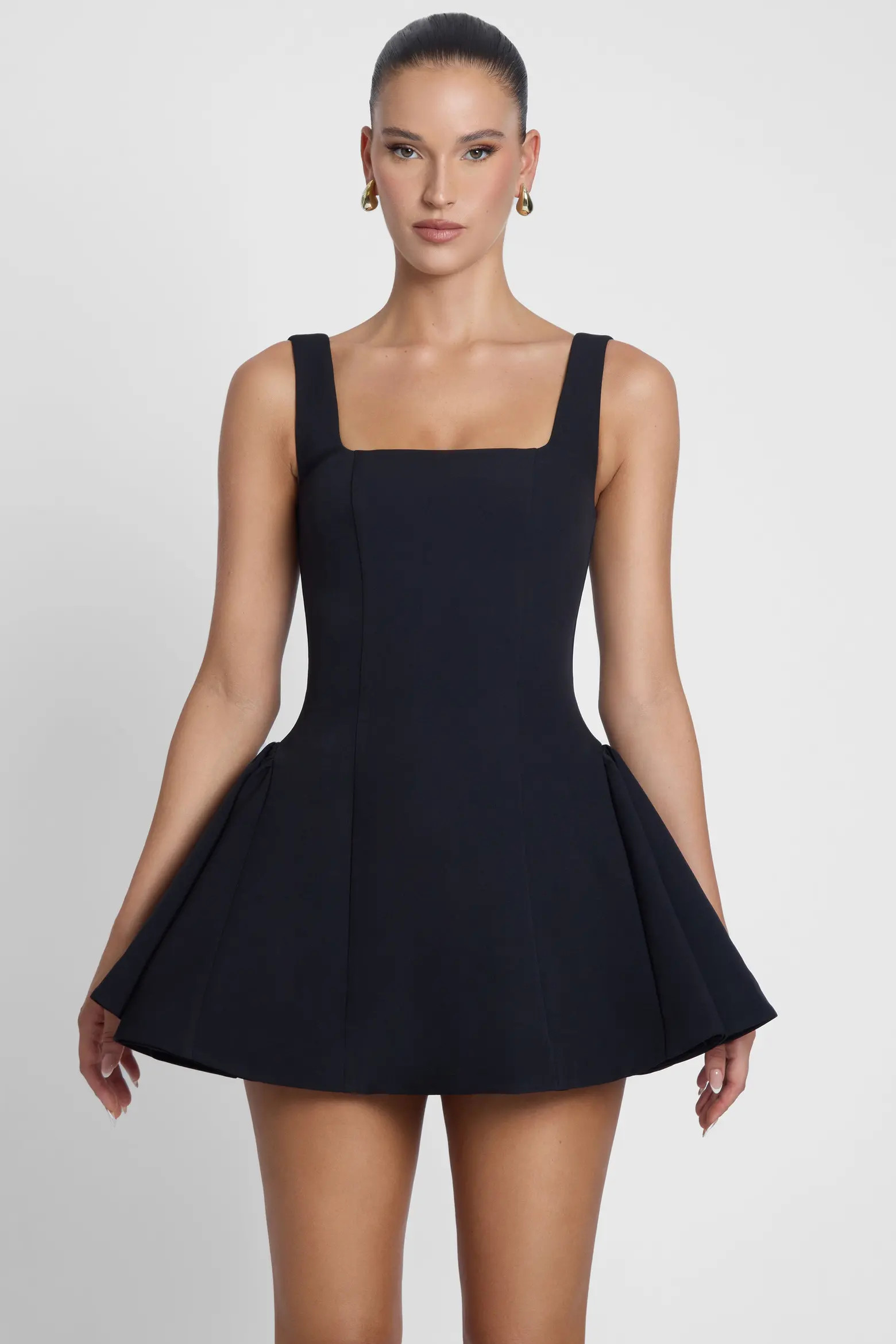 LEAU Ysabelle Babydoll Corset Mini Dress (Women) | Nordstrom | Nordstrom