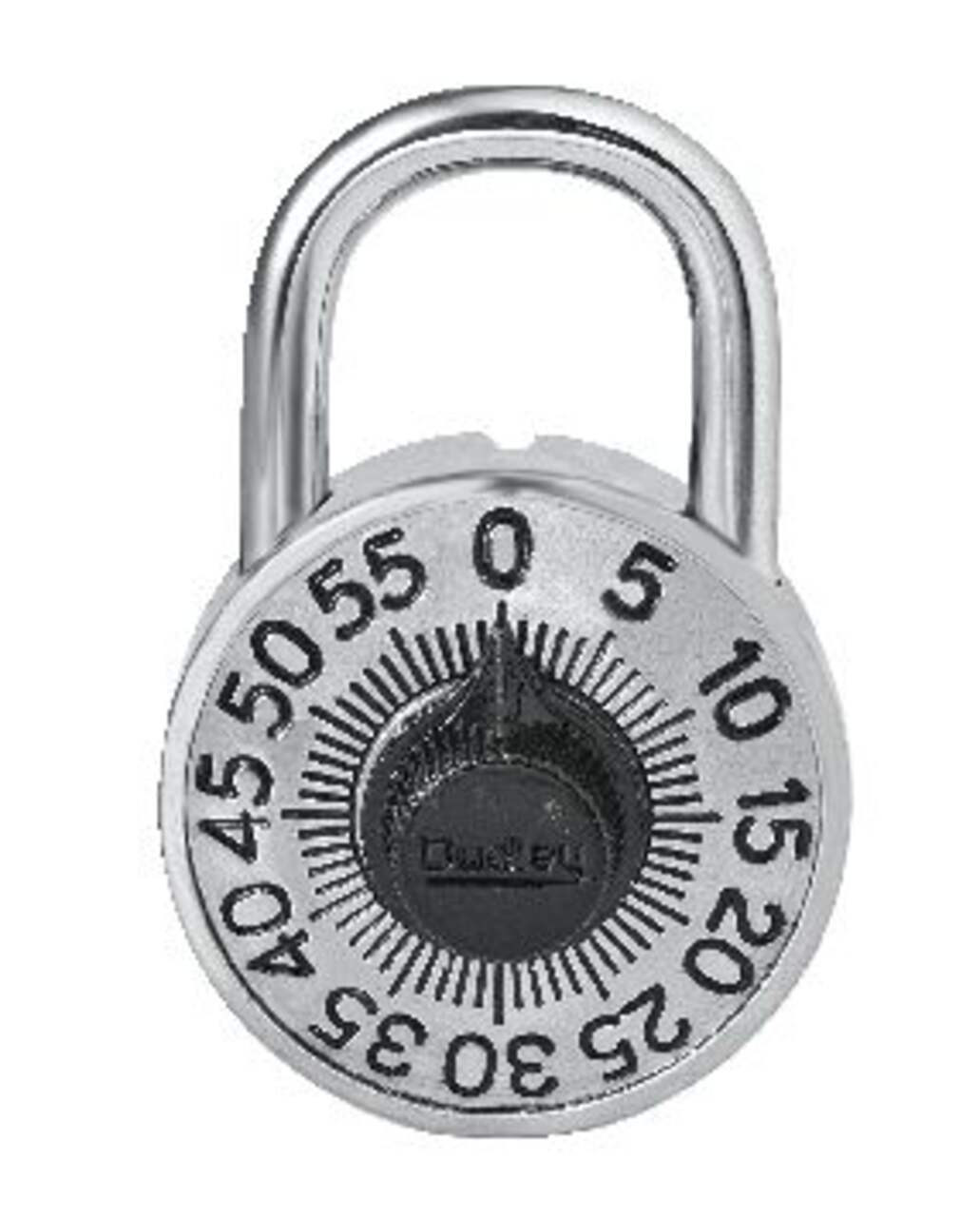 Dudley 48mm-Wide Preset Numeric-Combination Dial Padlock, Silver | Canadian Tire