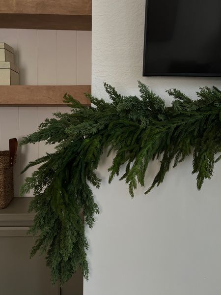 Fireplace mantel garland - using 2 different kinds

Evergreen and Norfolk pine

Use code AMANDA_10 on McGee and co website for 10% off order

Norfolk pine stems are on sale for $30 right now! Run! Use code FAMILY Sale

#LTKSeasonal #LTKHoliday #LTKHolidaySale