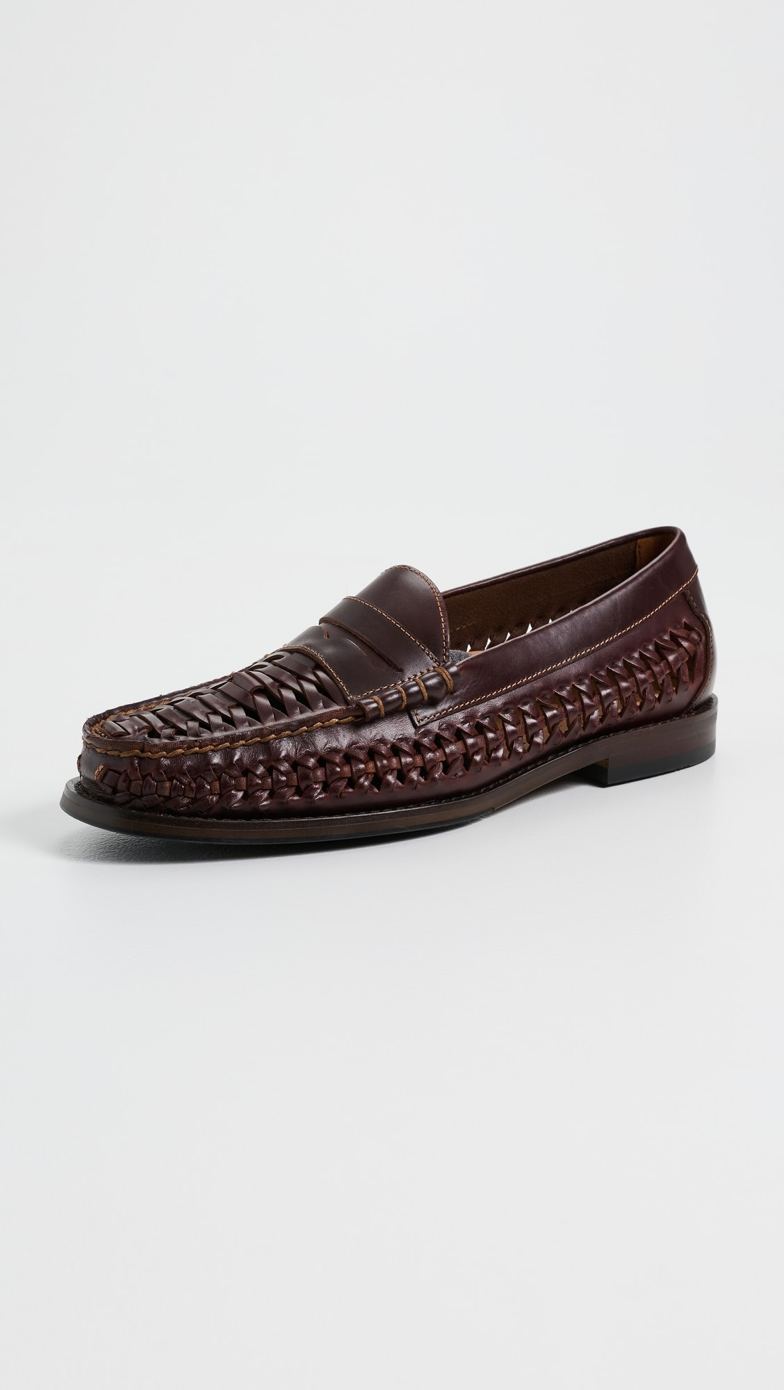 Lexington Woven Leather Loafers | Shopbop