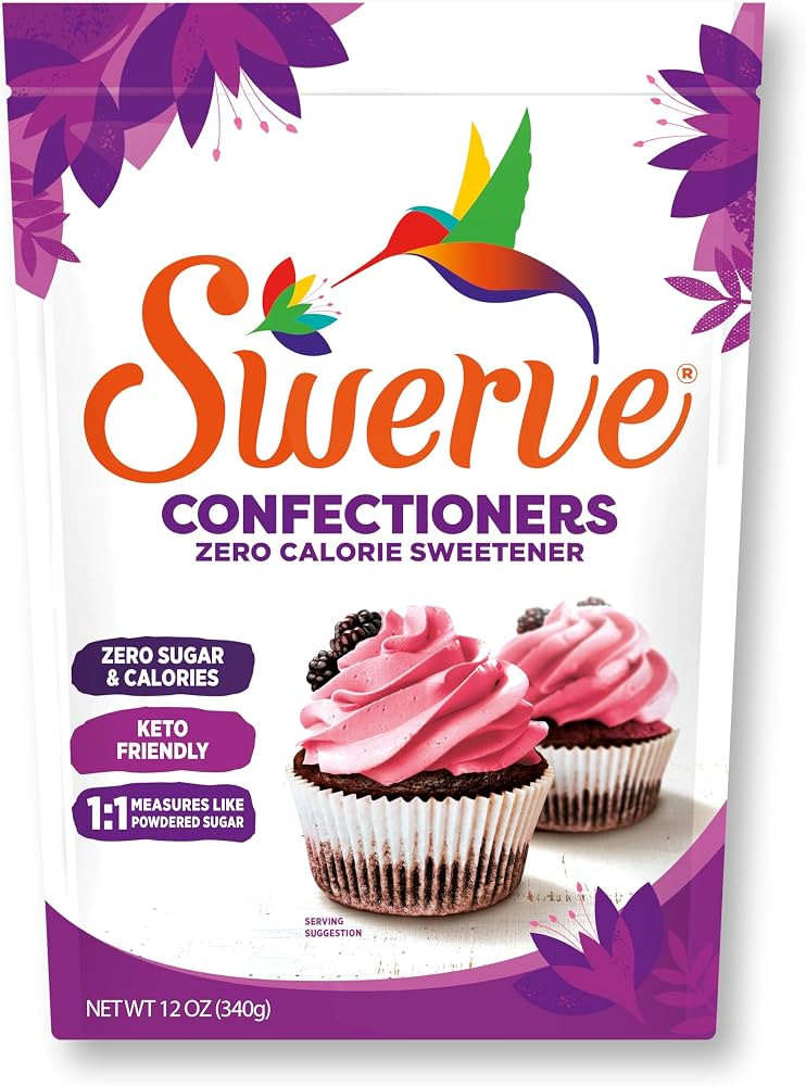 Swerve Sweetener Powder, Confectioners, 12 oz | Amazon (US)