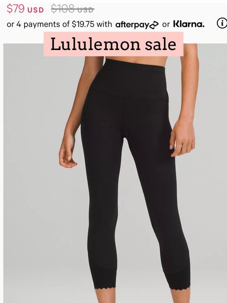Lululemon leggings 

#LTKfit #LTKunder100 #LTKsalealert