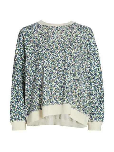 Floral Slouchy Sweatshirt | Saks Fifth Avenue