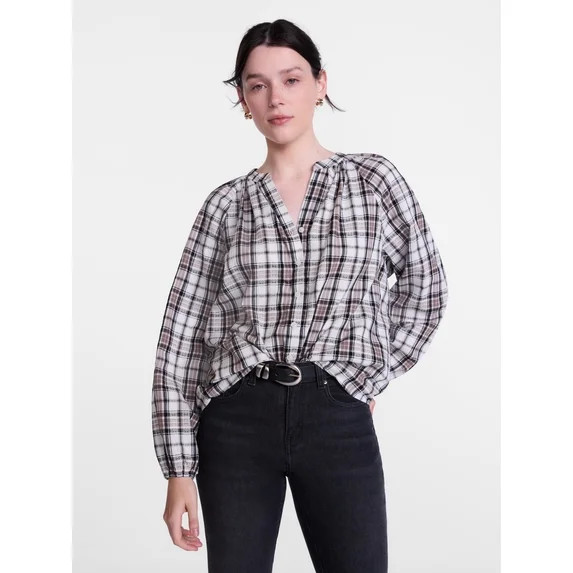 Scenario Women's Top with Poet Sleeves, Sizes XS-XXXL | Walmart (US)