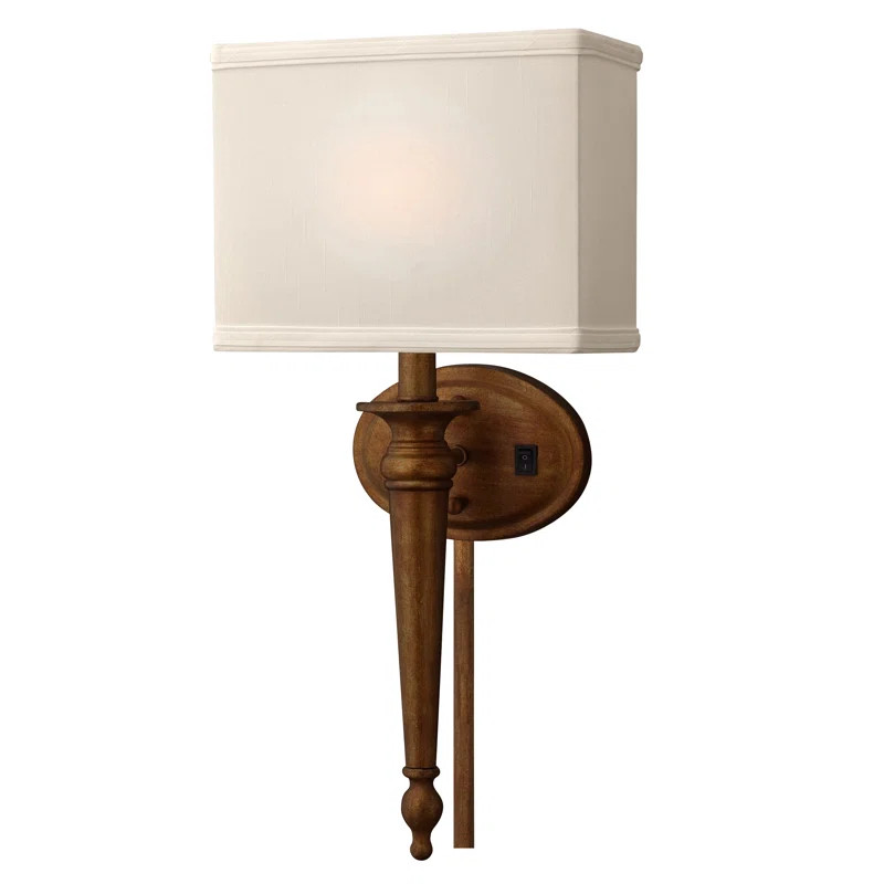 1-Light Aged Gold Wall Sconce | Wayfair North America