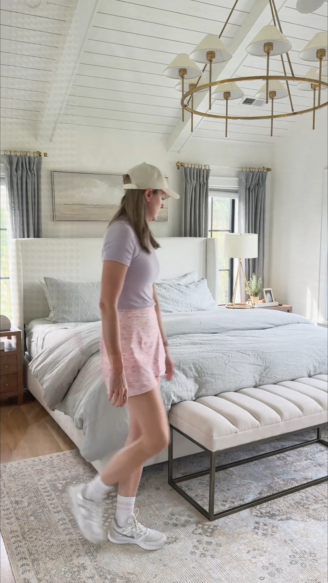 The secret to creating a bedroom that feels peaceful is layering timeless textures. I mixed blue-gray linen bedding with a crisp organic cotton blanket, added linen Euro shams, warm brass lighting, and my favorite Wayfair Tilly upholstered bed in Zuma White. The finishing touch is my favorite rug in the house—a muted vintage-style rug with soft blue-gray, beige, and ivory tones that brings warmth, subtle pattern, and so much character to the space.

#LTKSaleAlert #LTKHome #LTKdayinmylife