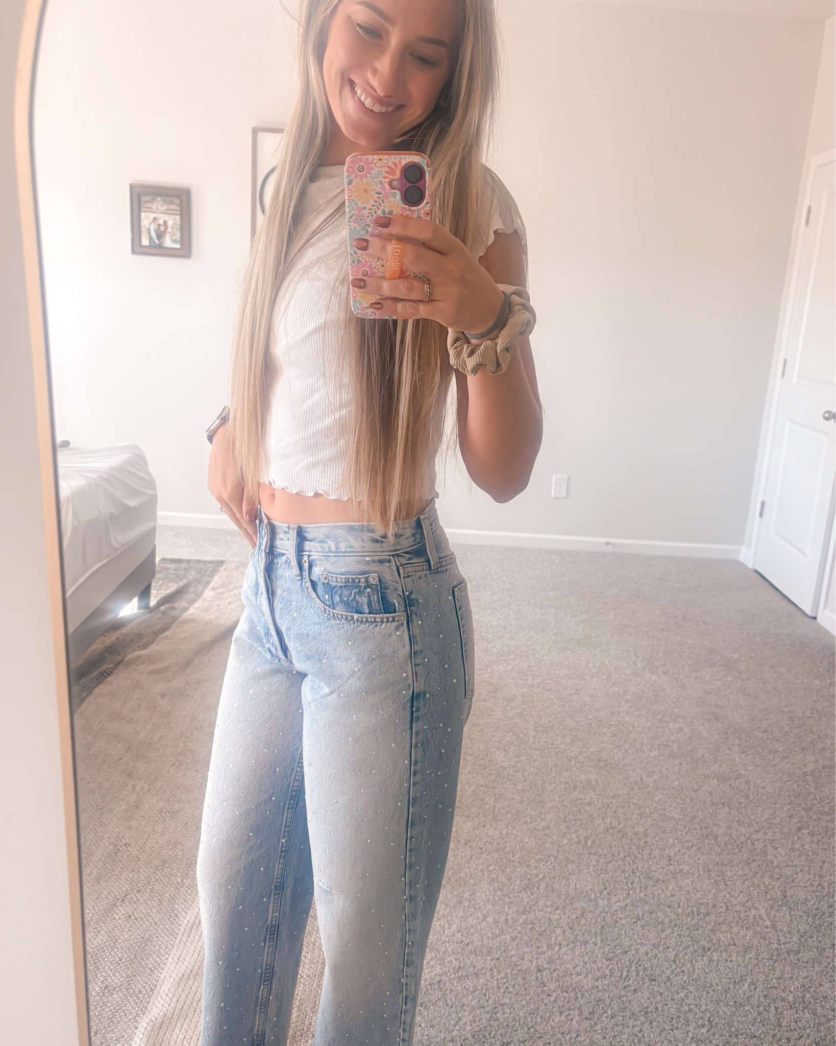 SO CUTE! The most fun jeans of the winter  And on sale. 