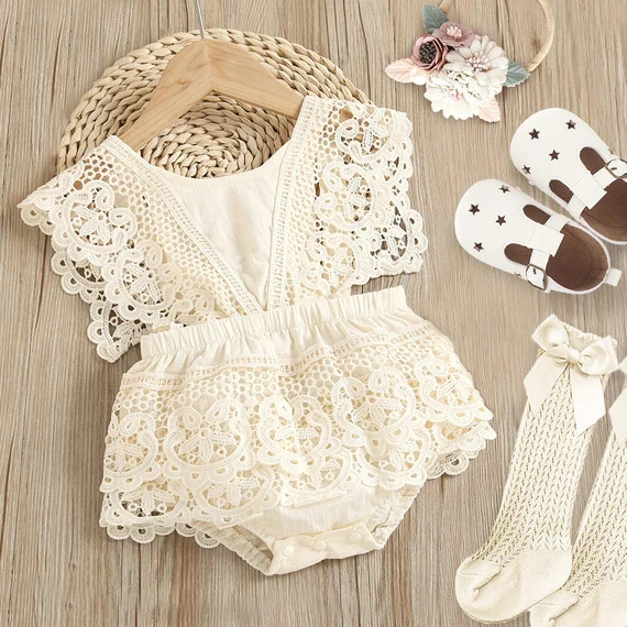 Boho Cake Smash Baby Girl Outfit First Birthday Photo | Etsy | Etsy (US)