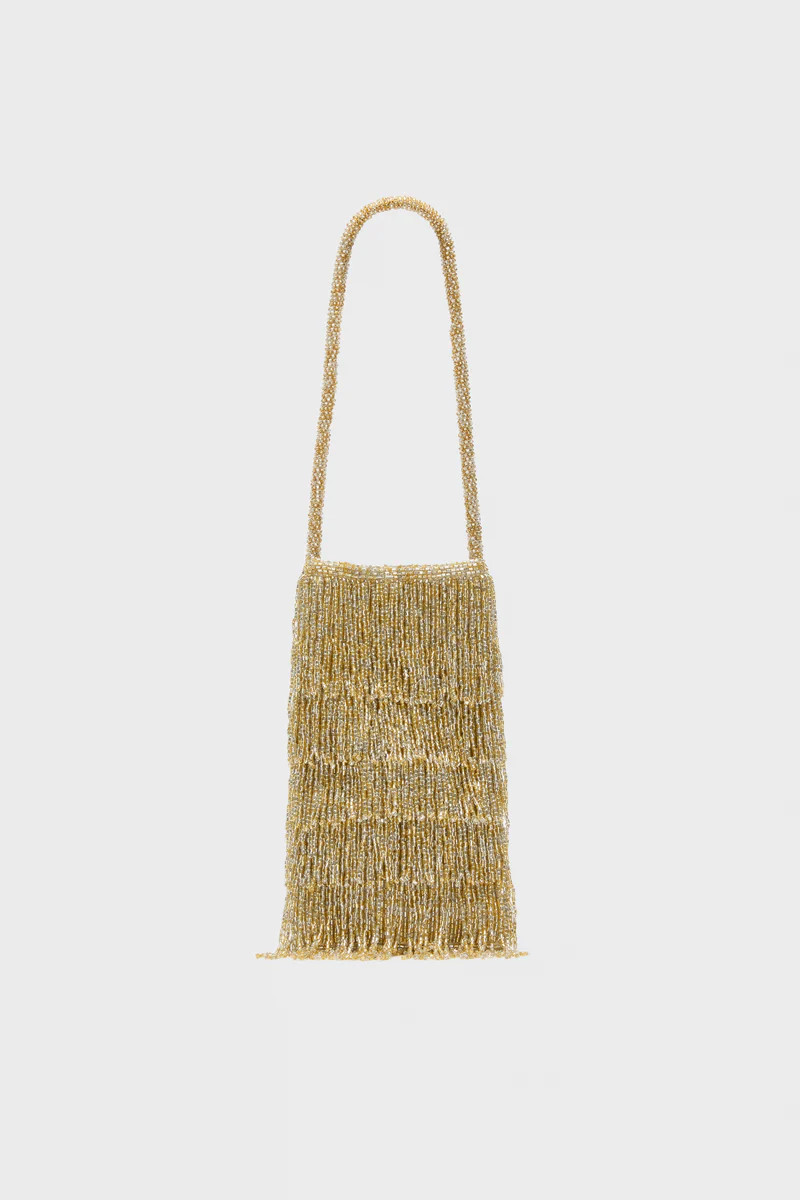 Gold Beaded Josephine Mini Bag | Tuckernuck (US)