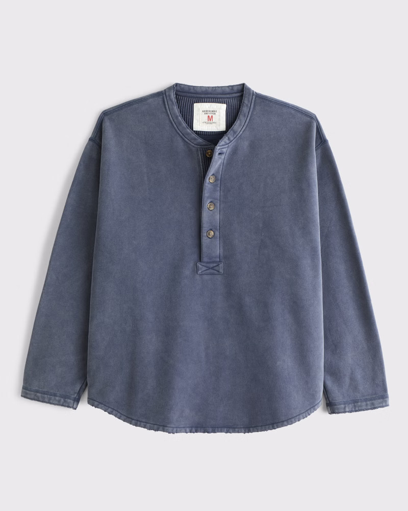 Henley Sweatshirt | Abercrombie & Fitch (US)