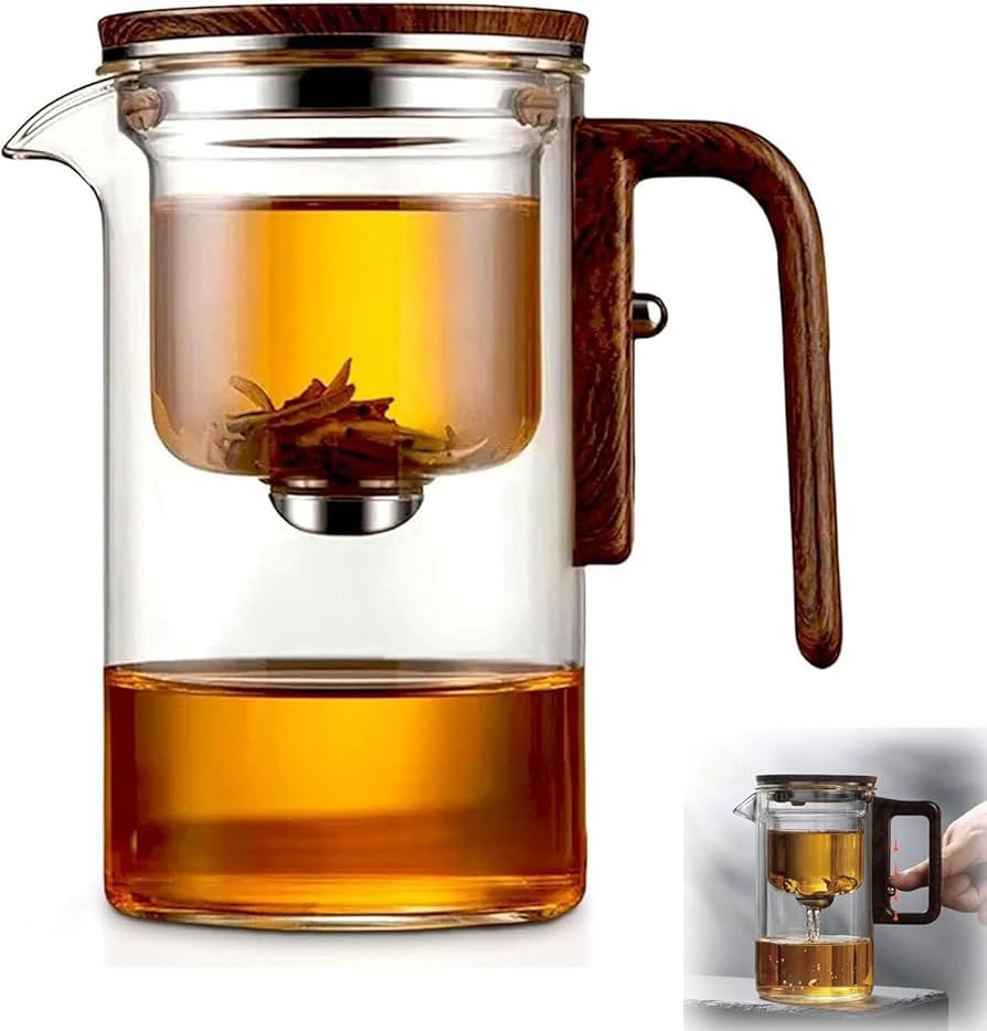 Enchanti Tea Pot, 600ml Magic Witchcraft Enchanted Glass Teapot, Water Separation Glass Tea Pot w... | Amazon (US)