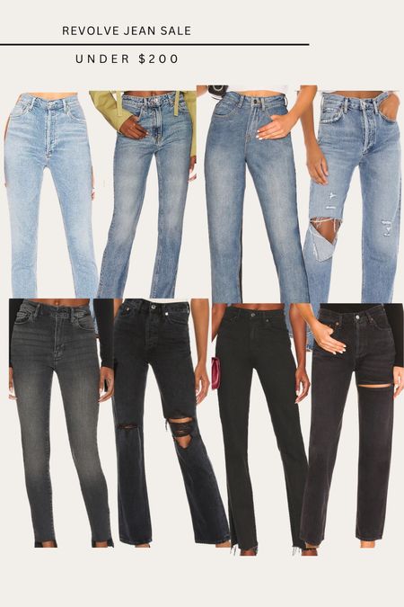 Revolve Jean Sale! 

under $200 jeans l sale jeans l light wash jean