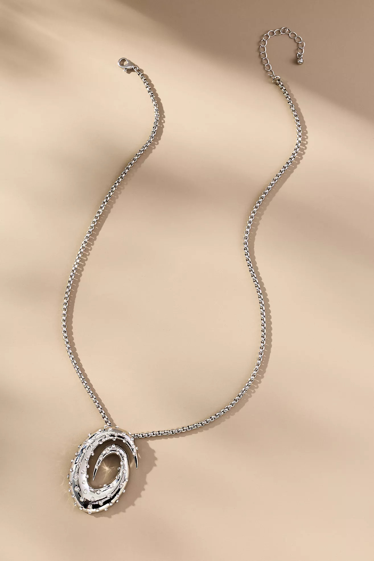 Glitz Swirl Pendant Necklace | Anthropologie (US)