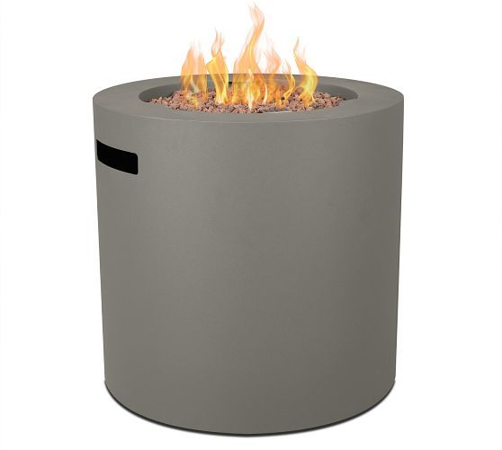 Burrows 24" Round Propane Fire Table | Pottery Barn (US)