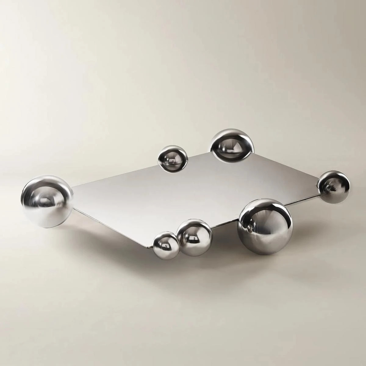Chrome Bubble Serving Tray | Z Gallerie