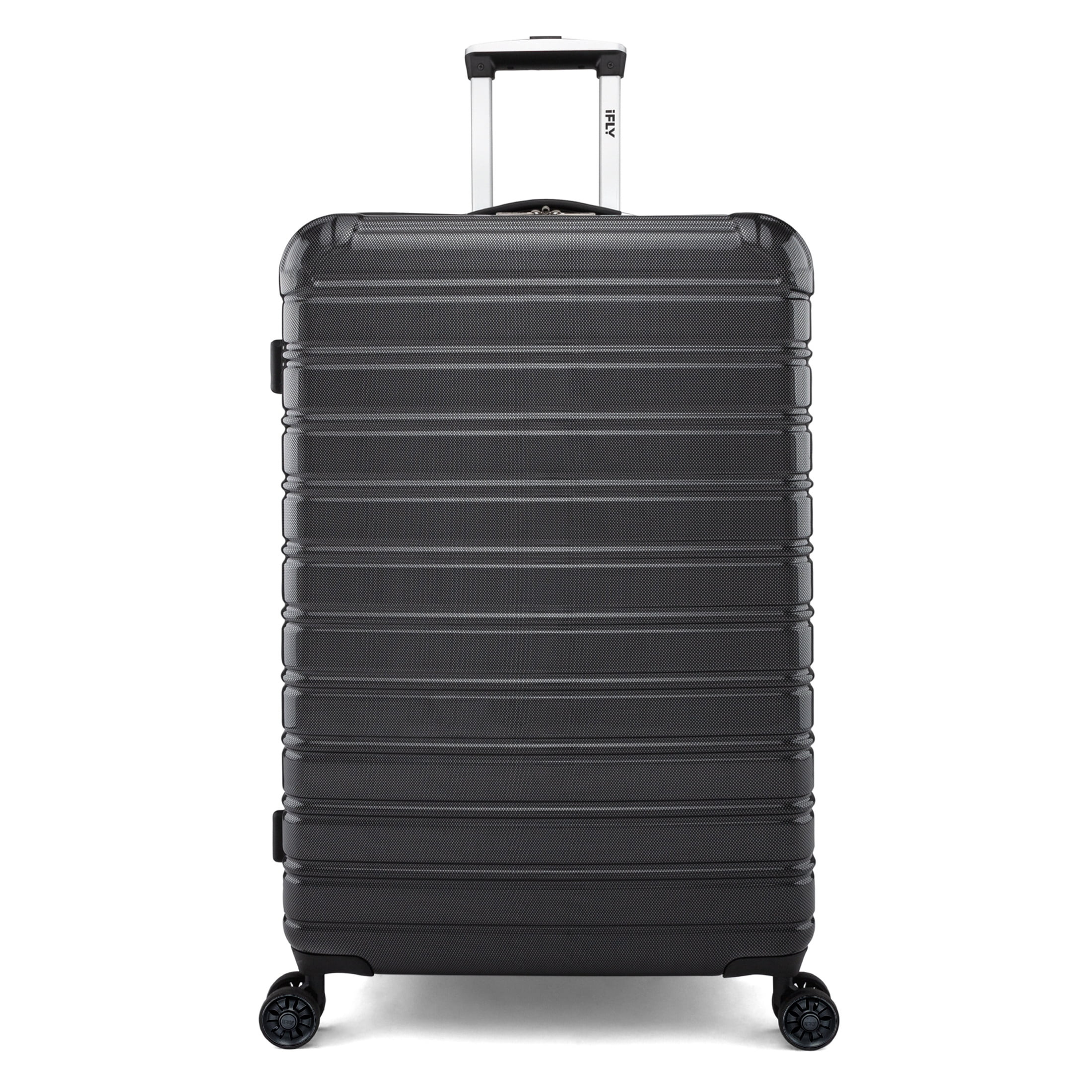 iFLY Hardside Fibertech Luggage 28" Checked Luggage, Black - Walmart.com | Walmart (US)