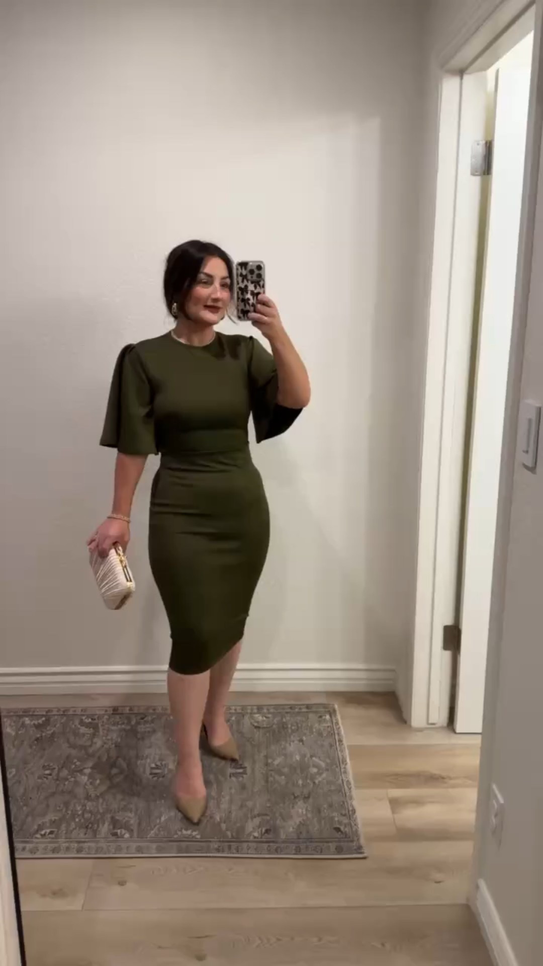 I'm loving this ruffle sleeve dress! Paired with my favorite heels! Perfect for any occasion! Dress size small (5'0" 140lbs)


#LTKWedding #LTKPetite #LTKFindsUnder50