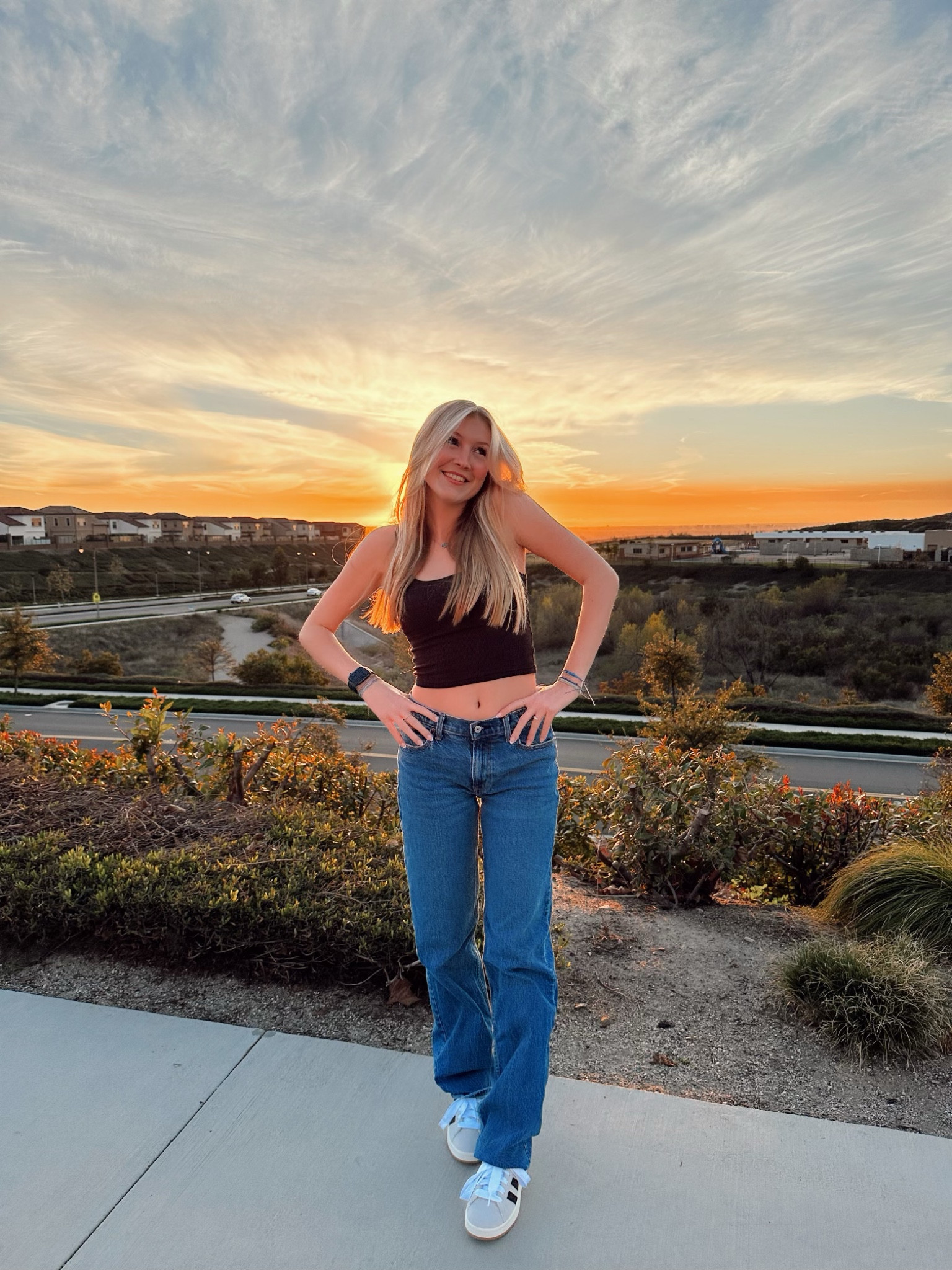 Sharing my daughter’s new favorite Abercrombie jeans, the low rise baggy jeans in the long version. She is just over 5’5 but has longer legs so she wanted the extra length. These are on sale right now but selling fast. 

Her tank is the Skims version and her sneakers are the Adidas Campus. 

#LTKsalealert #LTKstyletip #LTKU