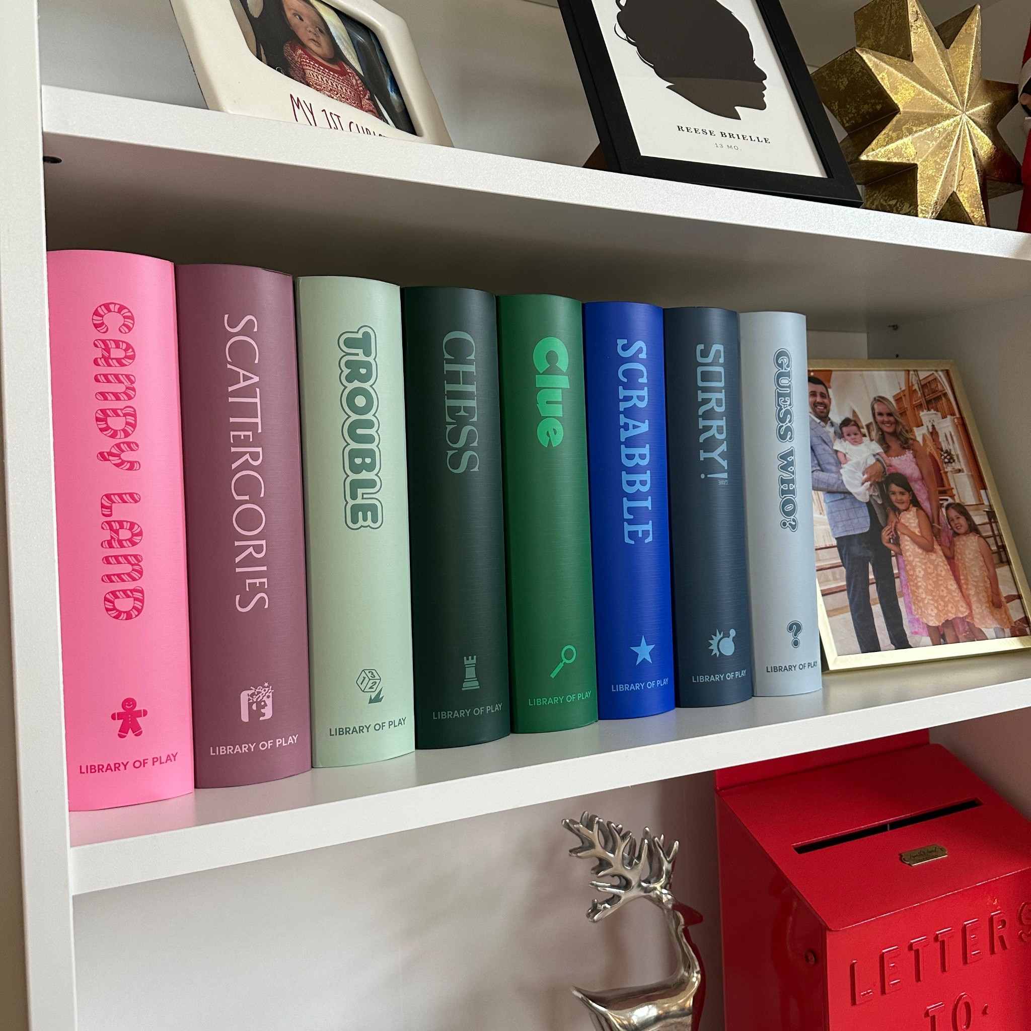 Library of play… aesthetically pleasing games that look like books on your shelf 

#LTKdayinmylife #LTKmomlife #LTKHome