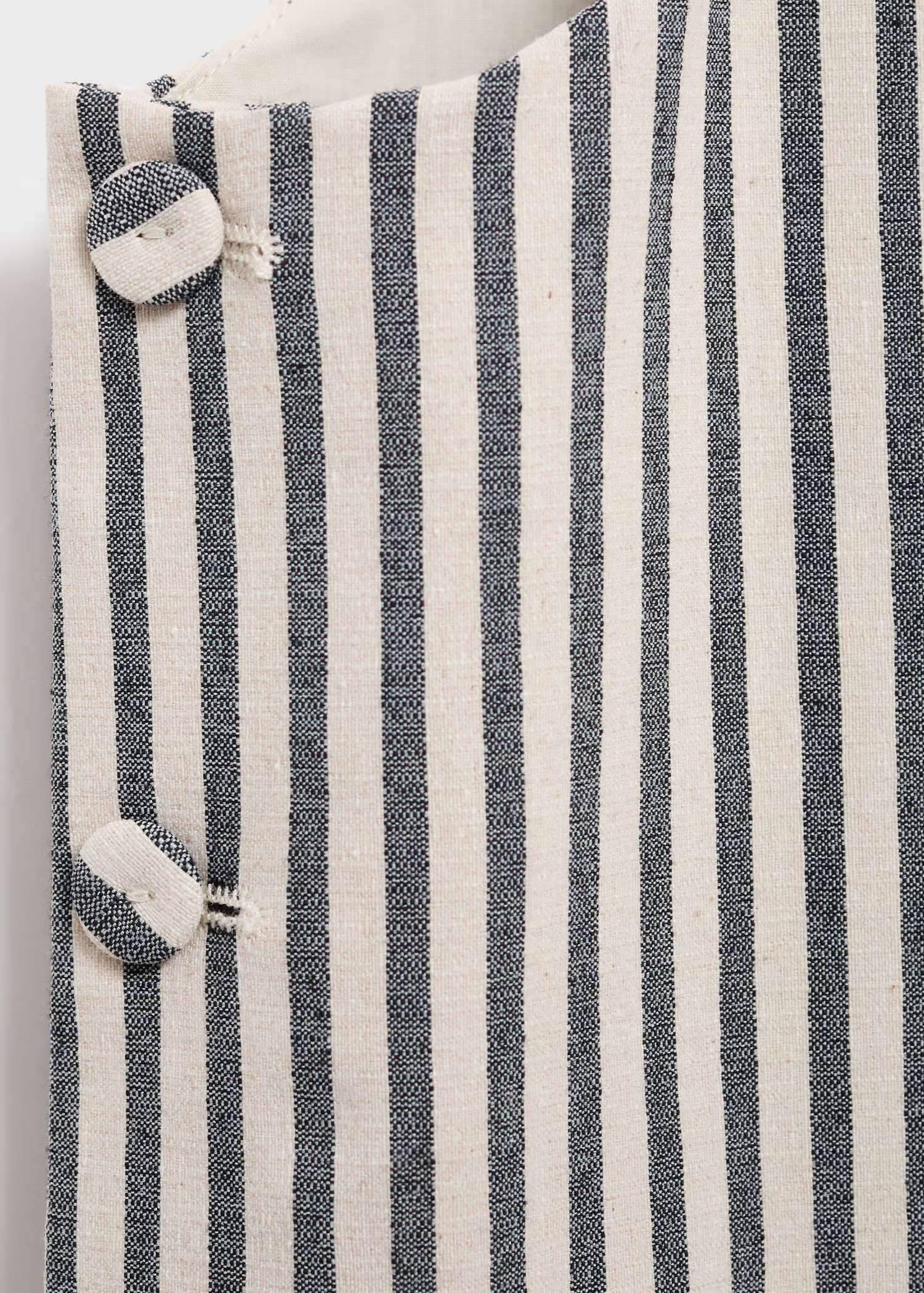 Buttons striped top | Mango (US/MX/AU)