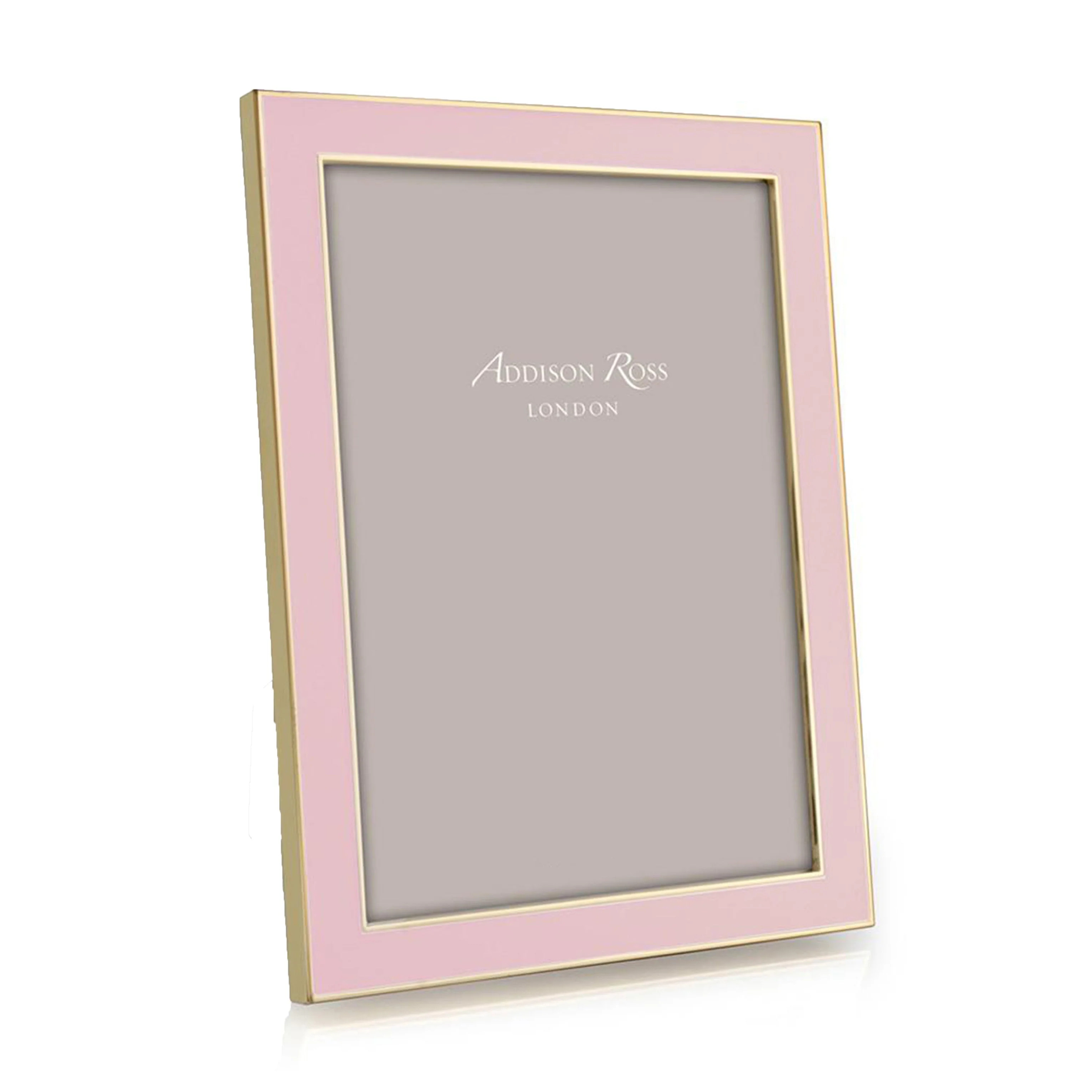 Pale Pink Enamel & Gold Frame | Addison Ross UK