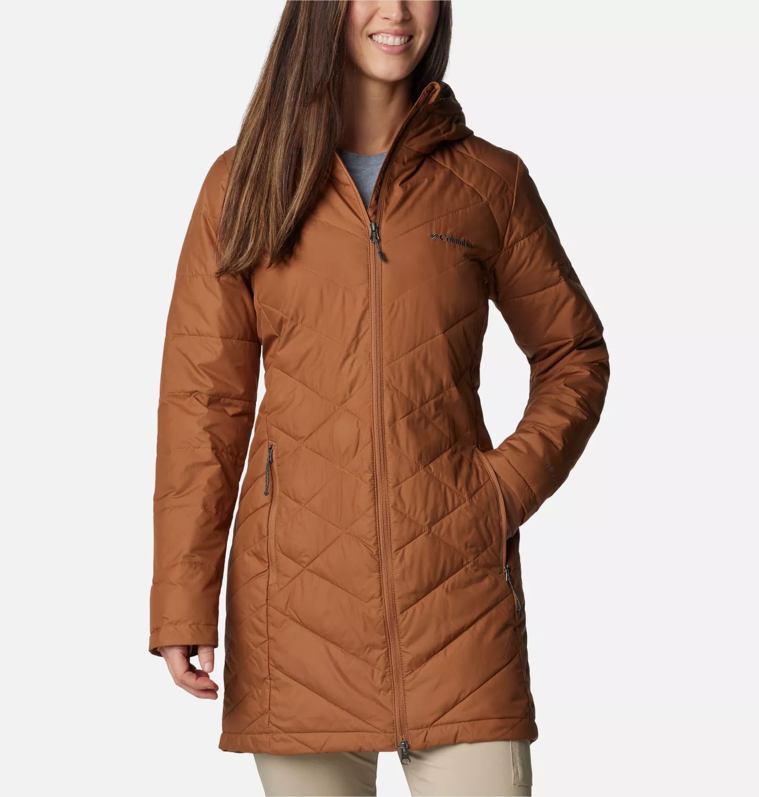 Women's Heavenly™ Long Hooded Jacket | Columbia Sportswear