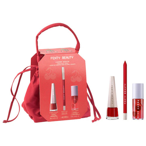 Cherry Mouth 3-Piece Lip Set + Pouch | Sephora (US)