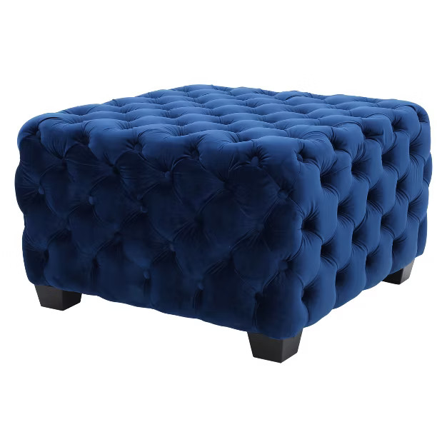 Jaymee New Velvet Ottoman - Christopher Knight Home | Target