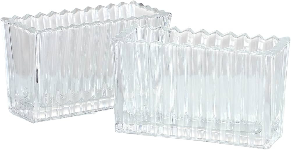 Crystal Vases for Centerpieces, Flower Vases for Wedding Centerpieces, Clear Glass Vases for Flow... | Amazon (US)