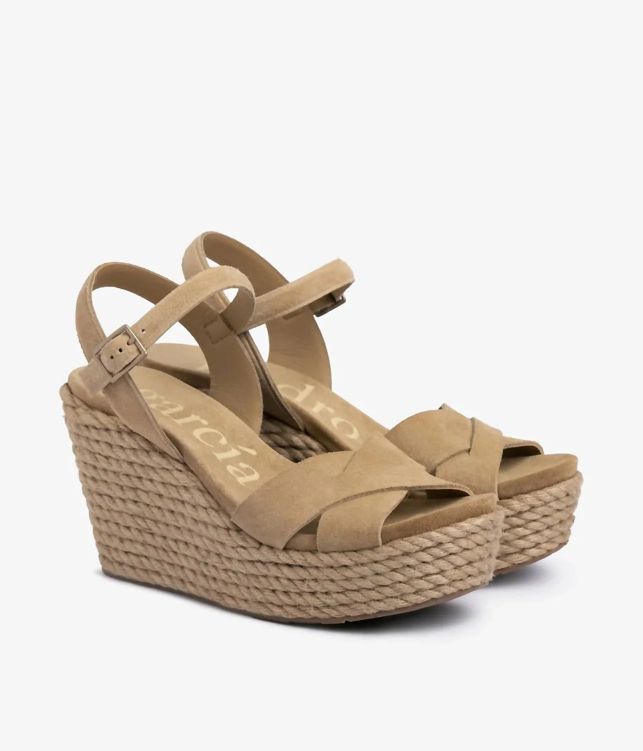 Women's Dalys Criss Cross Maritime Wedge Sandals In Dijon | Shop Simon