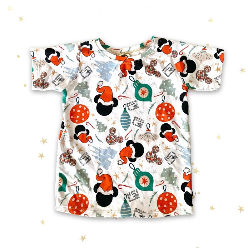 Christmas Mouse T-shirt, Disney World Christmas Tee, Disney Vacation Tee for Kids, Disney Trip T-... | Etsy (US)