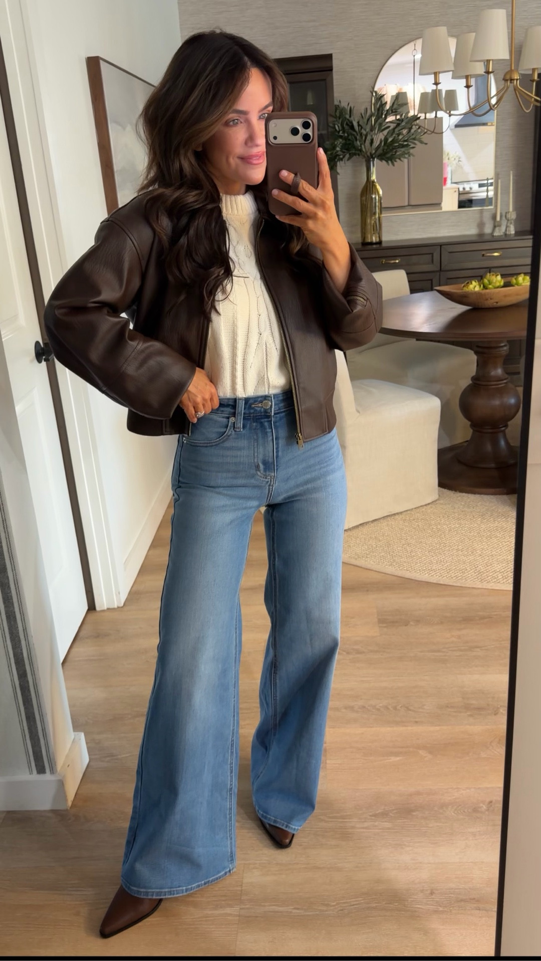 Viral target denim that is a look for less to a $200 Paige Jean. I recommend sizing up one size. I’m 5’2 wearing a size 2 regular- need the short length.
Jacket in a size small


@target #targetstyle #denim #datenightoutfit 

#LTKootd #LTKPetite #LTKFindsUnder50