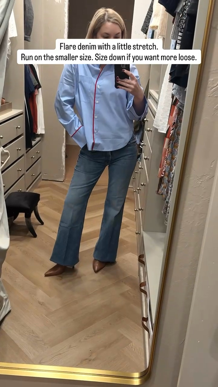 Obsessed with this pajama top!
**Jeans run small but stretch**
Obviously too long but had to share!

#LTKValentine #LTKootd #LTKdayinmylife