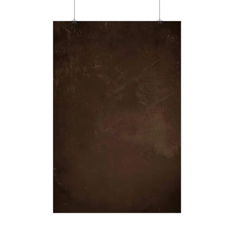 Textured Dark Brown Abstract Art Print, Minimalist Neutral Wall Decor, Modern Earth-tone Artwork,... | Etsy (US)