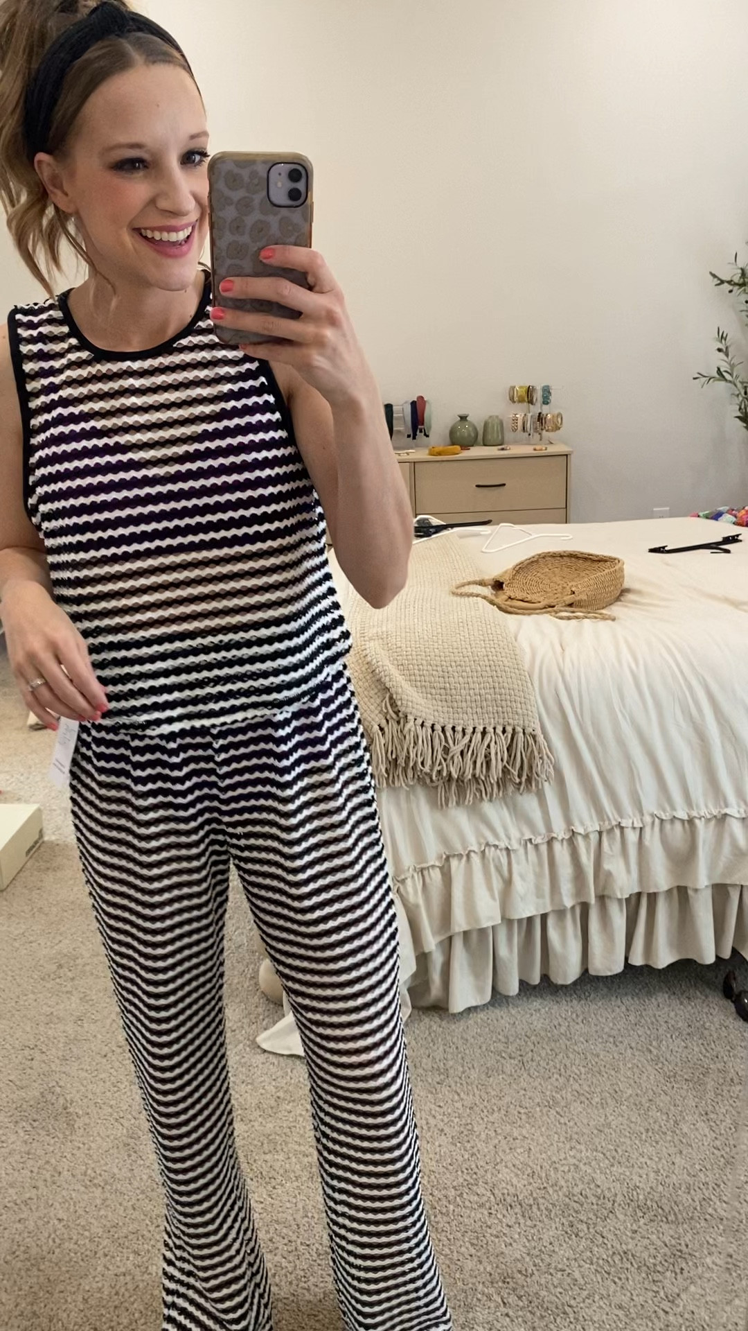 Walmart swimsuit coverup!! The cutest swimsuit cover up pants and tank top 