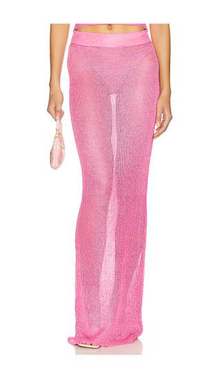 Miranda Maxi Skirt in Pink | Revolve Clothing (Global)