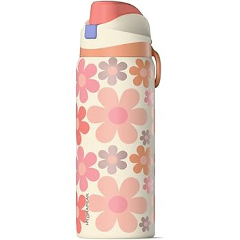 Hydrapeak Oasis 32 oz Fun Sticker Print Water Bottle with Chug Lid, Stainless Steel Insulated Wat... | Amazon (US)