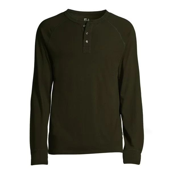 Free Assembly Men's Everyday Long-Sleeve Henley Shirt - Walmart.com | Walmart (US)