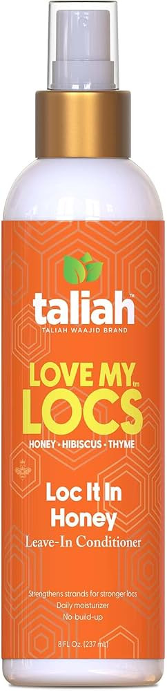 Taliah Waajid Love My Locs Honey Hibiscus Leave-In Conditioner, 8oz - Healthy Radiant Locs | Amazon (US)