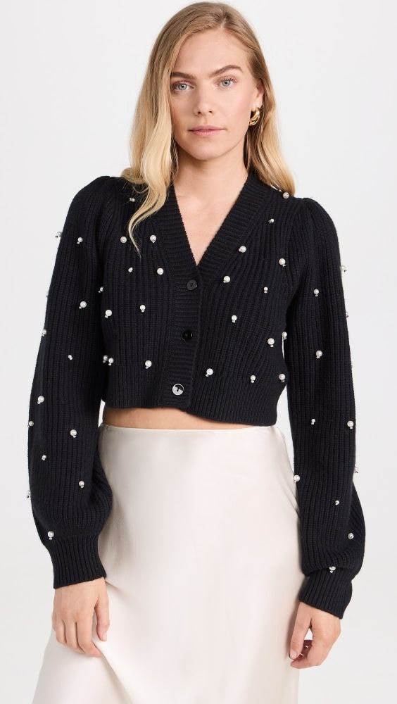 LoveShackFancy Frances Crop Cardigan | Shopbop | Shopbop