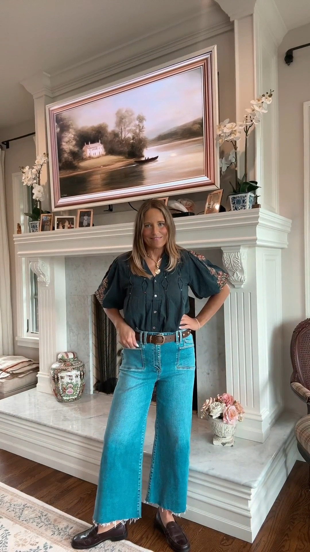 If you are looking for a way to incorporate this season’s it color then we’ve got the solution for you! This brown belt with gold metal detail from Social Threads is amazing and so versatile! Such a fun way to incorporate metal details to your outfit!  

#LTKOver40 #LTKSeasonal #LTKMidsize