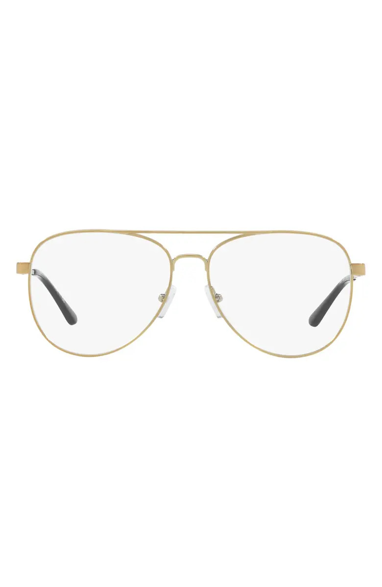 Michael Kors 56mm Aviator Optical Glasses | Nordstrom | Nordstrom