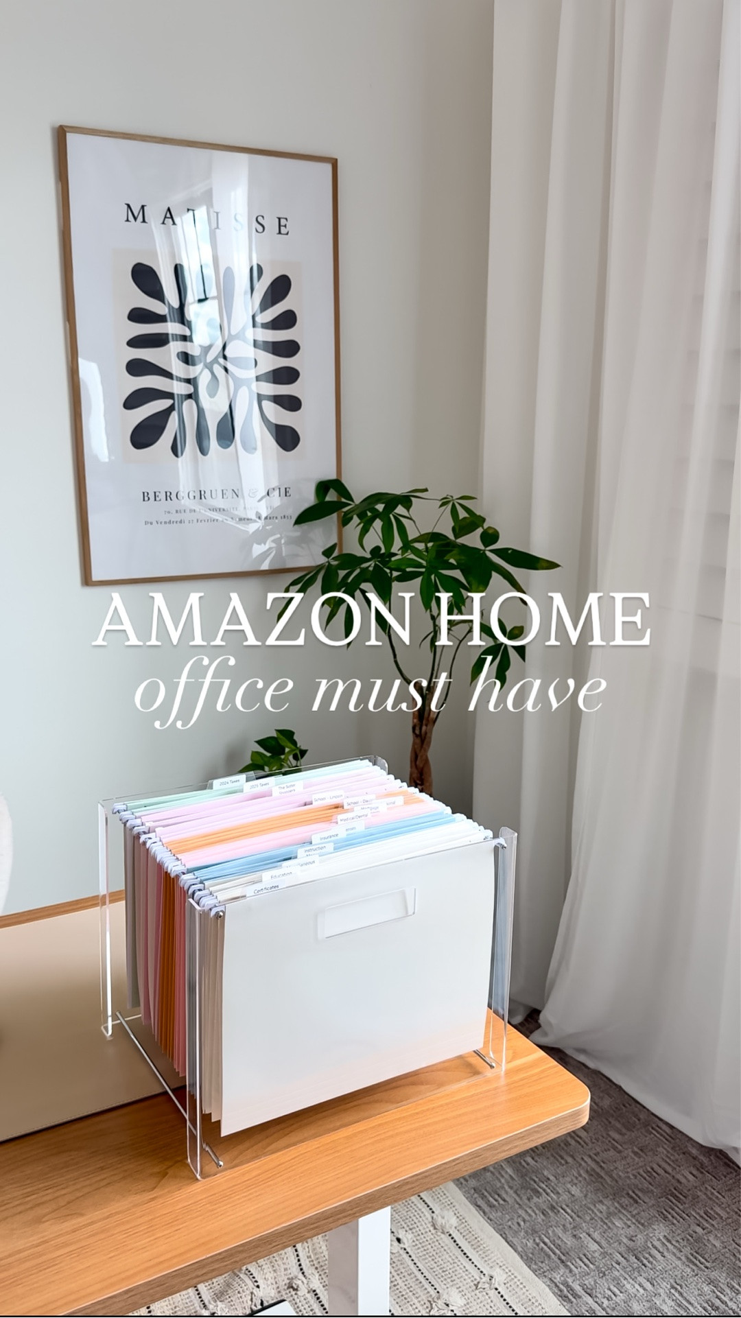 This acrylic file organizer from Amazon is perfect for a home office! We love the aesthetic look and practicality! 📁🩷

#amazonhome #amazonoffice #amazongadget #homeofficeideas #thesistershoppers

#LTKdayinmylife #LTKHome