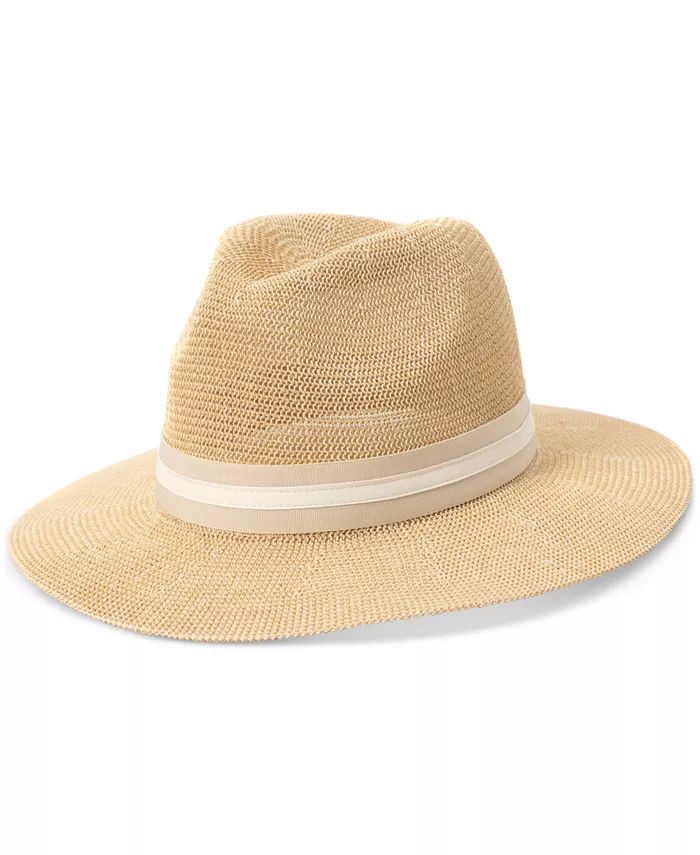 Women's Packable Paper Knit Panama Hat, Created for Macy's | Macys (US)