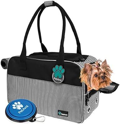 PetAmi Airline Approved Dog Purse Carrier | Soft-Sided Pet Carrier for Small Dog, Cat, Puppy, Kit... | Amazon (US)