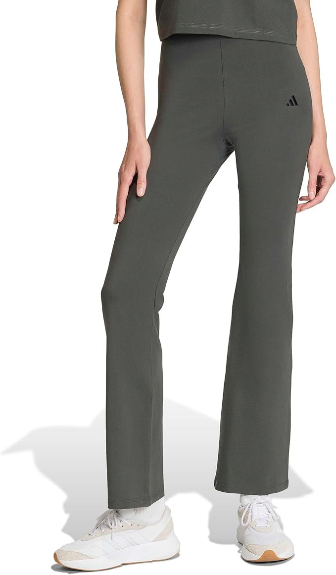 adidas Women's Essentials Small Logo Flared Leggings | Amazon (US)