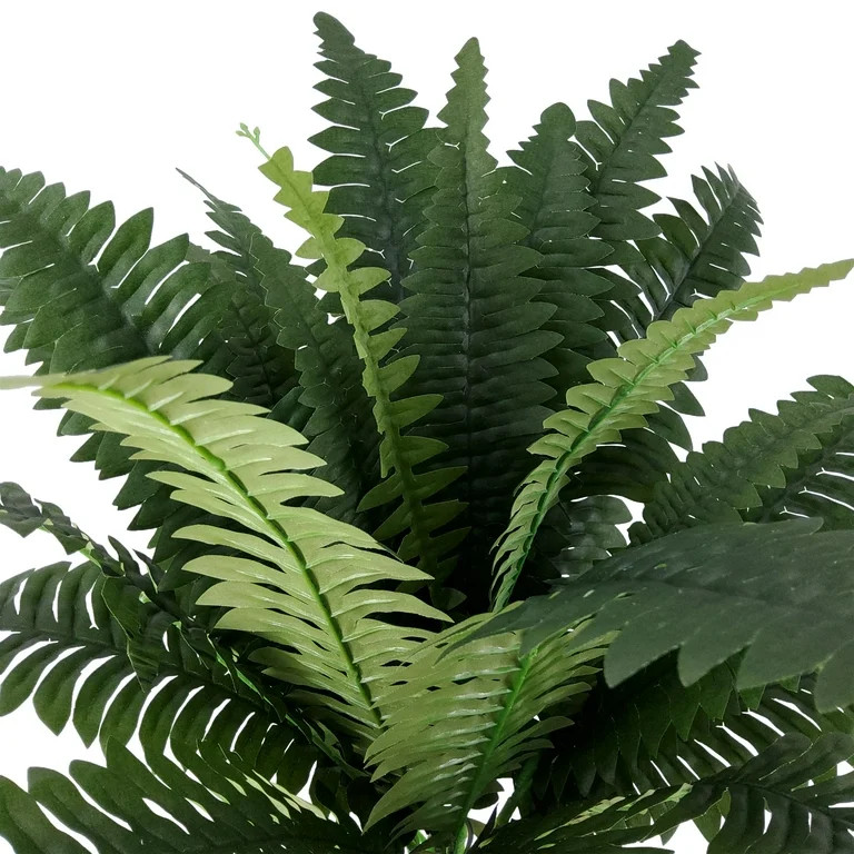 Mainstays Planta Artificial de Interior de 21 Pulgadas, Arbusto de Helecho, Color Verde. Uso Inte... | Walmart (US)