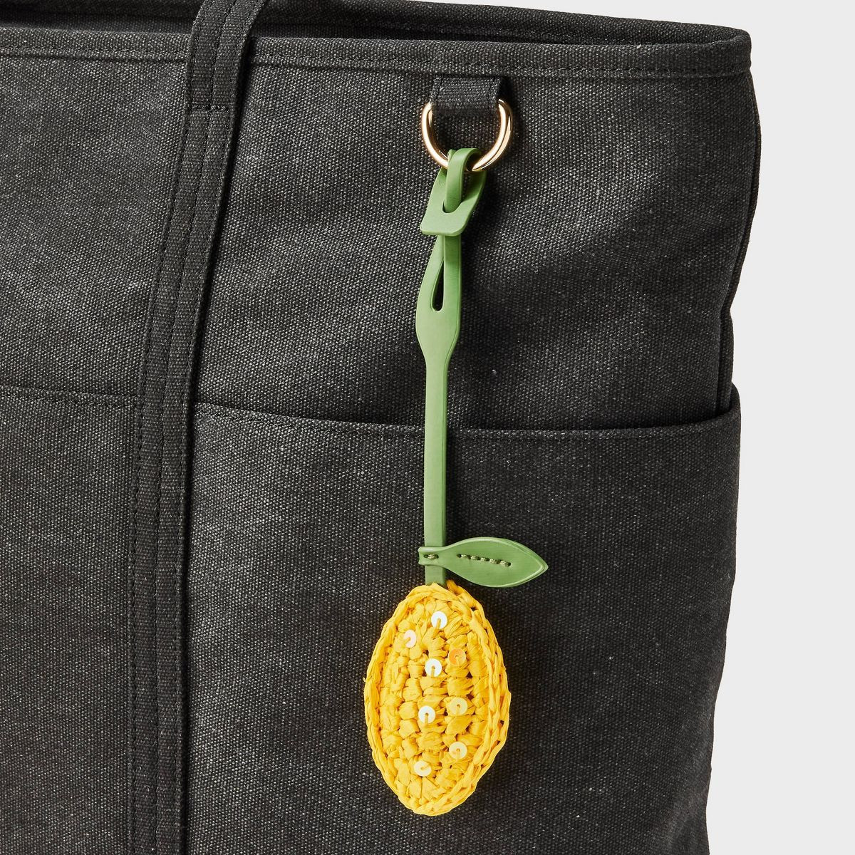 Novelty Lemon Crossbody Bag Charm - A New Day™ Cream | Target